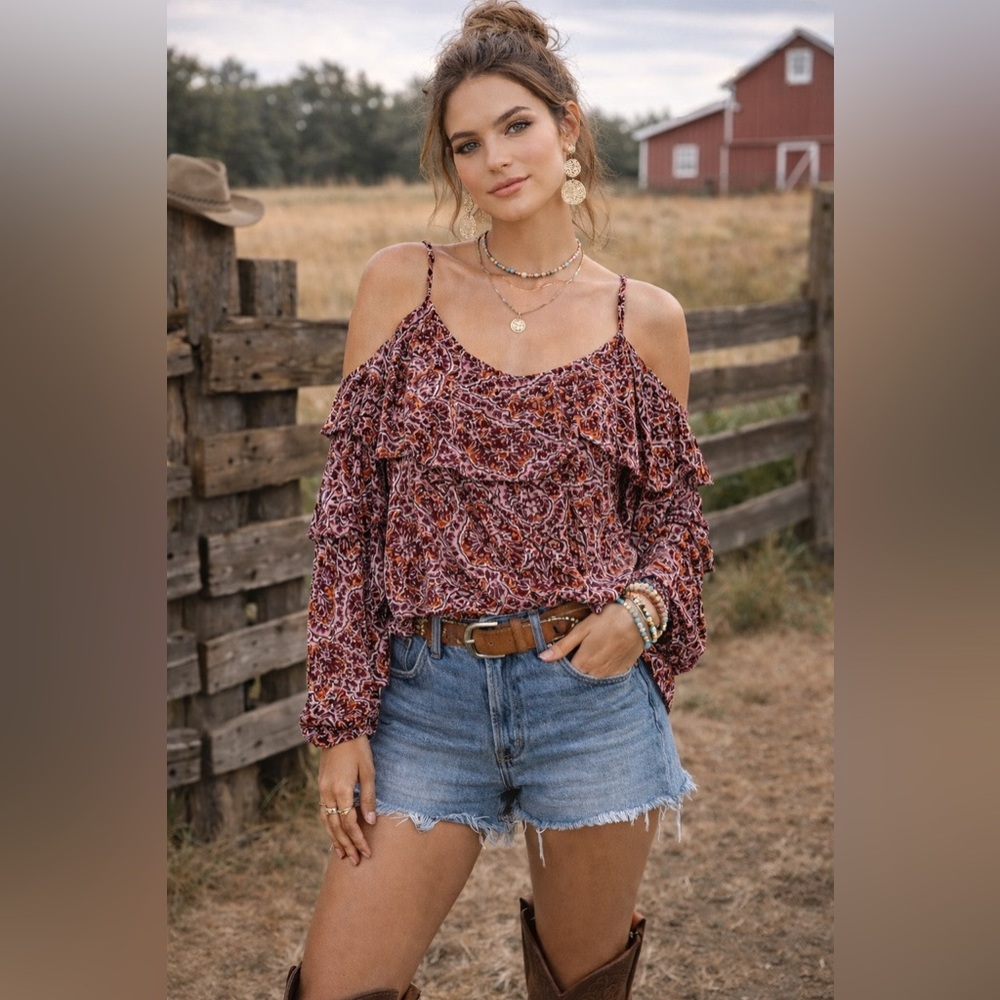 MISA Los Angeles top, sz M
